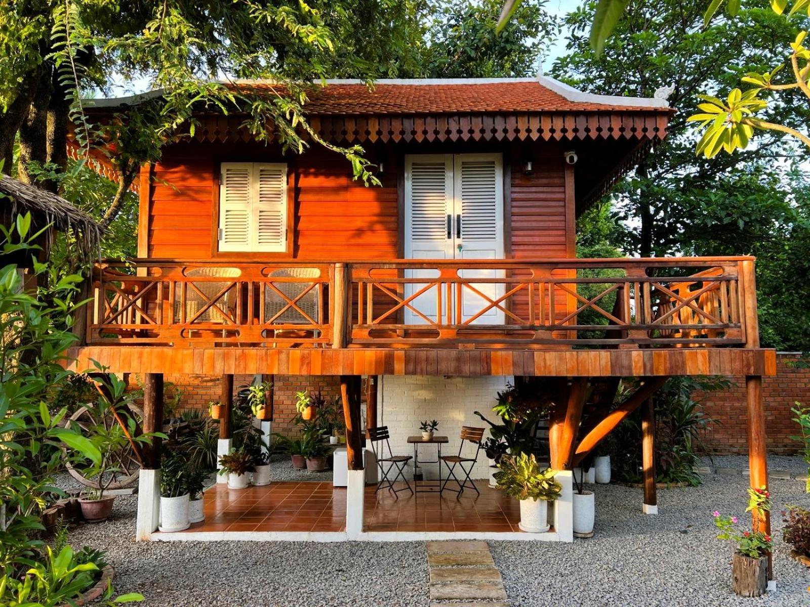 The Little Vegan Homestay Phumi Banteay Srei Екстер'єр фото